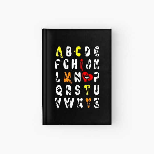I love my cat Alphabet Hardcover Journal
