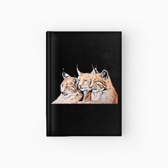 Design of lion cubs, king of the forest Hardcover Journal