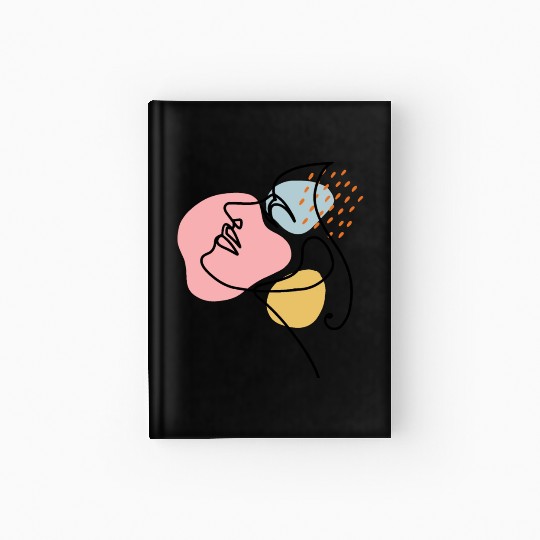 Feminine Abstractions: Embracing Artistic Freedom Hardcover Journal