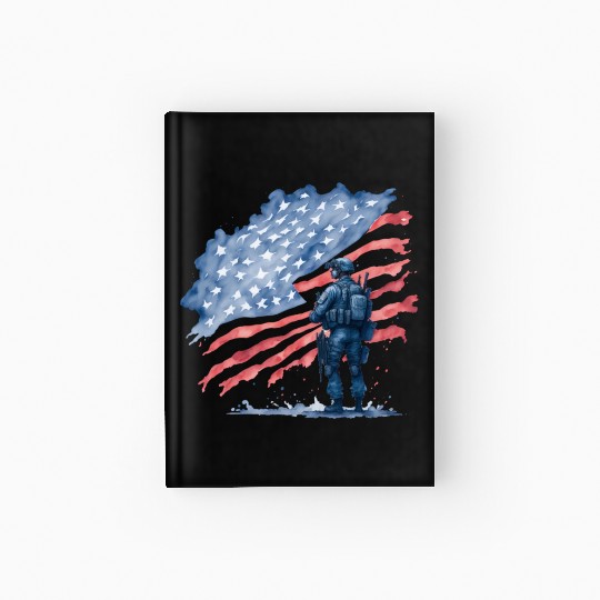 Stars And Stripes Hardcover Journal