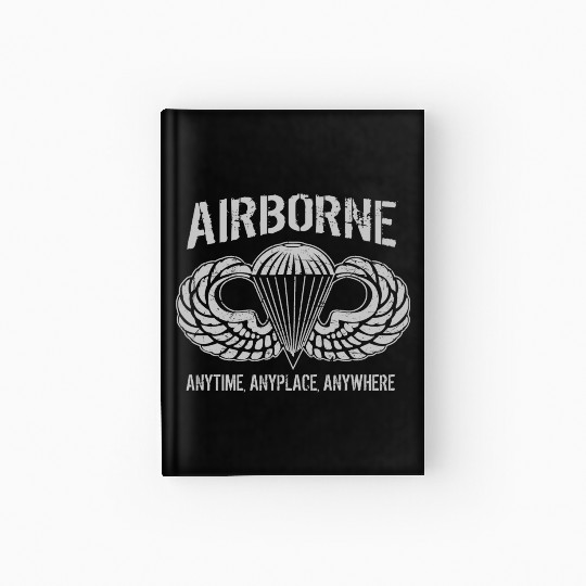 Army Airborne Paratrooper Hardcover Journal