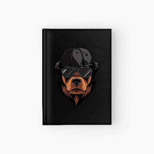 Rottweiler Gangster Hardcover Journal