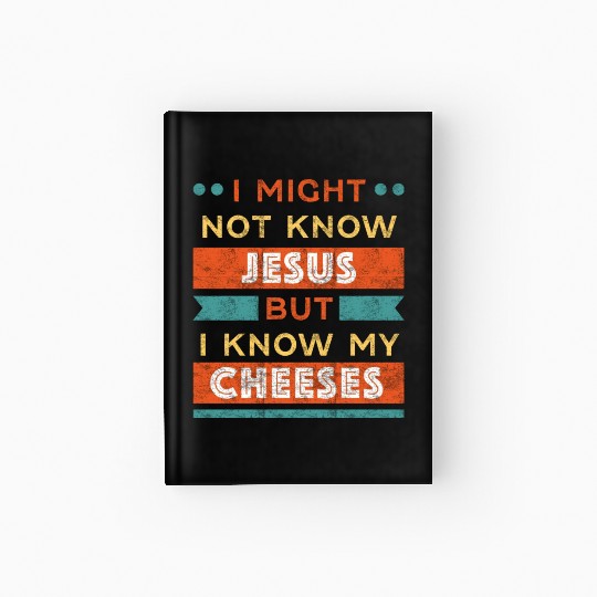 Cheese Lover yellow Hardcover Journal