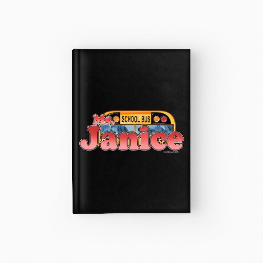 Janice Schoolbus Driver nature Hardcover Journal