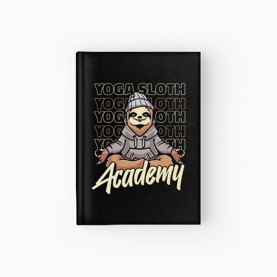Sloth Academy Sloth Yoga Hardcover Journal