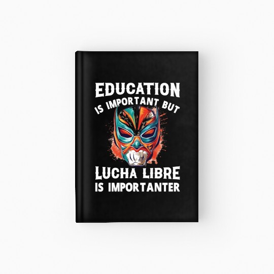 Lucha Libre Mexican Wrestling Mask Luchador Hardcover Journal