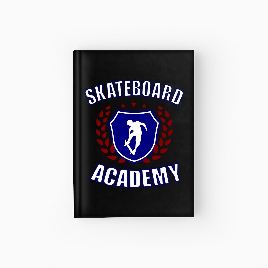 Skateboard Academy Hardcover Journal
