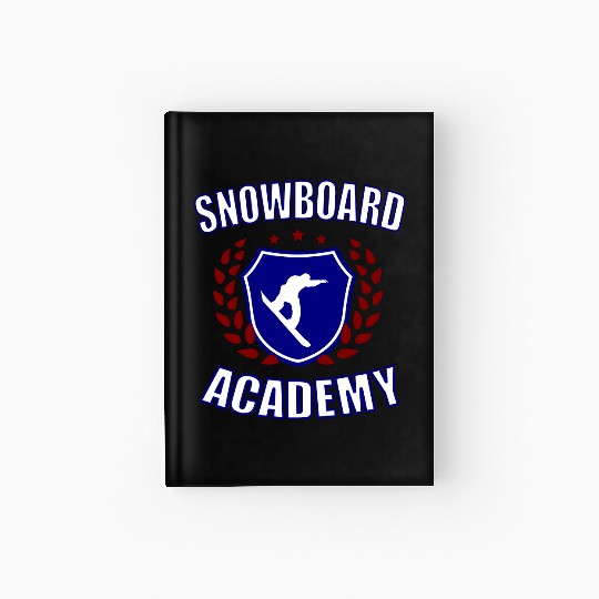 Snowboard Academy Hardcover Journal