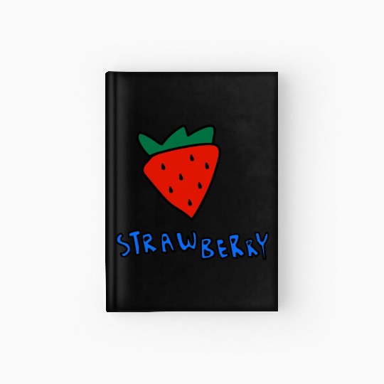 strawberry Hardcover Journal