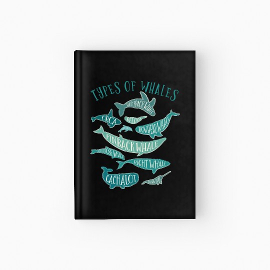 Vintage Whale Lover Design Hardcover Journal