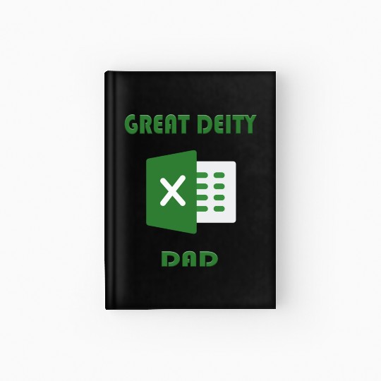 Great deity excel dad Hardcover Journal