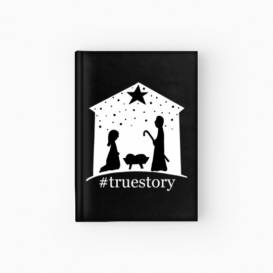 Truestory Birth Jesus True Bible Story Bethlehem Hardcover Journal