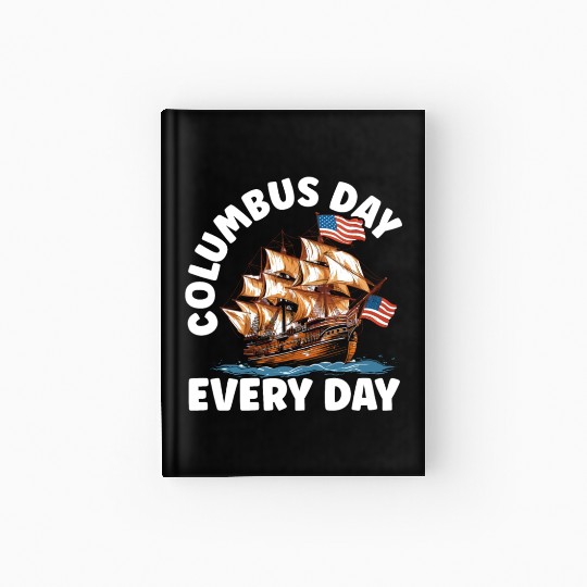 Christopher Columbus Italian American Columbus Day Hardcover Journal