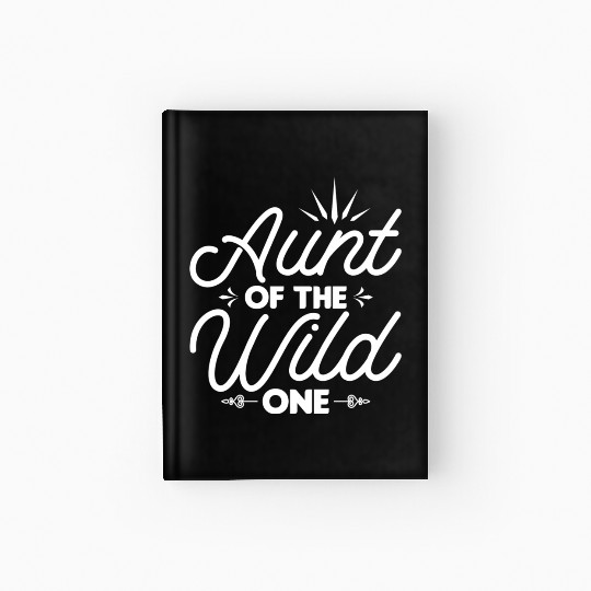 Family Auntie Aunt green Hardcover Journal