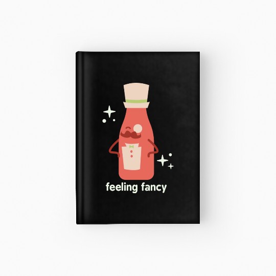 Feeling Fancy aesthetic nature Hardcover Journal
