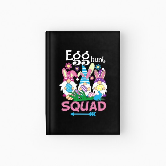 Egg Hunt Squad green Hardcover Journal