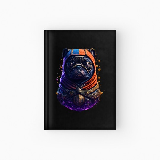 Adorable Frenchie Astronaut: Dog in a Space Suit Hardcover Journal