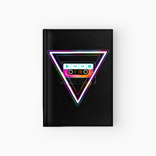 Totally Triangular 80s Cassette Tape Hardcover Journal