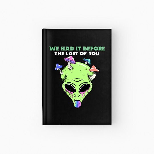 The Last Of Us All Mushroom Infected Green Alien Hardcover Journal