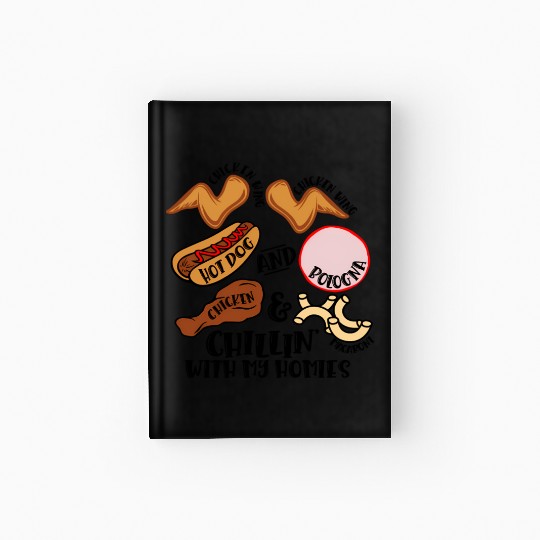 Chicken Wing Chicken Wing Hot Dog Bologna Viral So Hardcover Journal