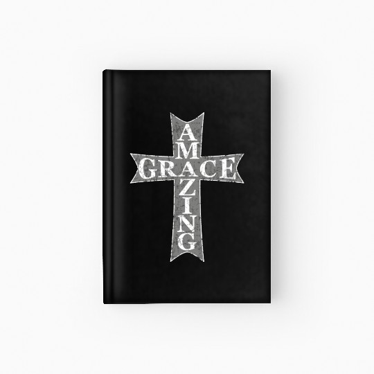 Amazing Grace Cross Hardcover Journal
