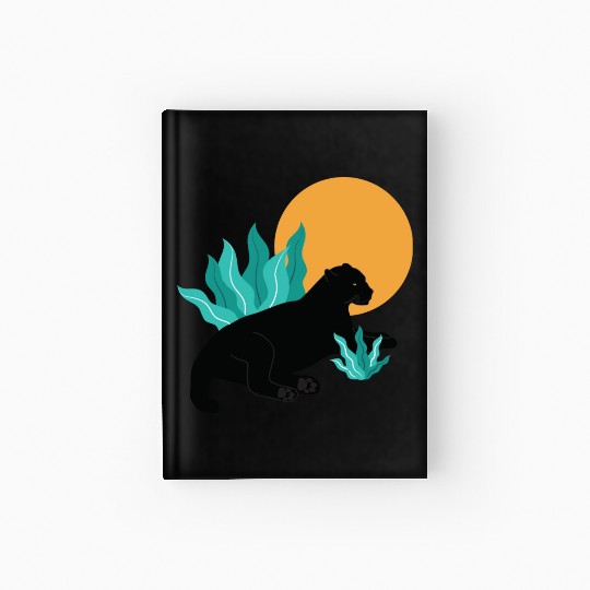 Sunday Chillout With Black Panther Hardcover Journal