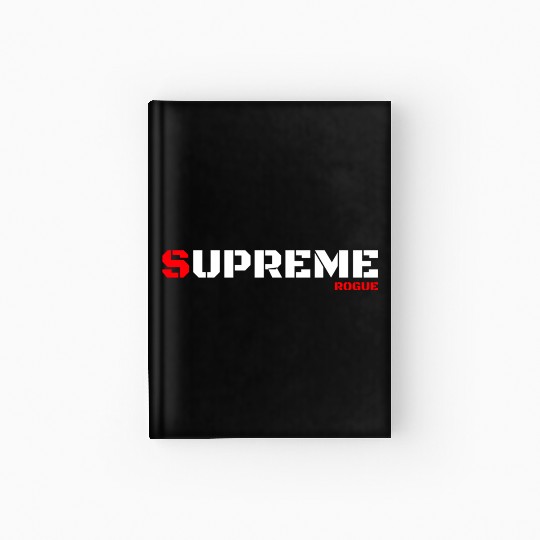 Supreme Rogue Bad Military Style Gaming Gamer Hardcover Journal