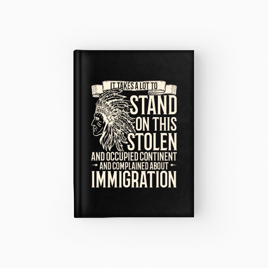 Aboriginal Indians Indigenous Native American Day Hardcover Journal