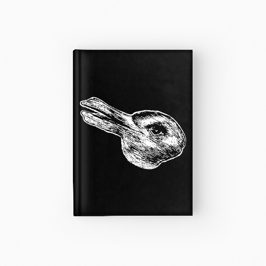 Wittgenstein Rabbit Duck Philosopher Optical Illus Hardcover Journal