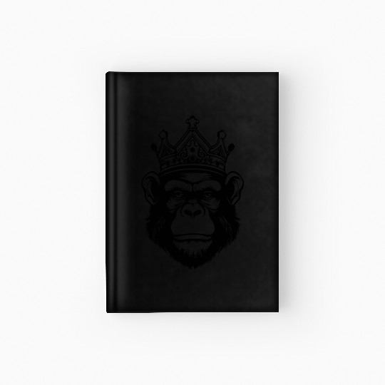 Ape Face Apes Apelike Jungle Primate Hardcover Journal
