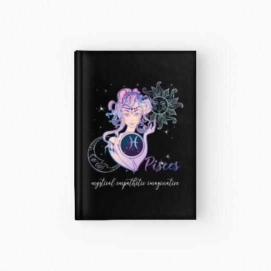 Pisces Zodiac Sign Pisces Horoscope Astrology Hardcover Journal