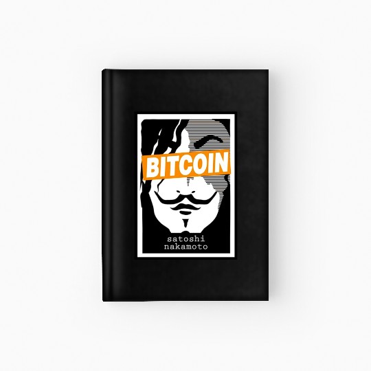 Bitcoin Coin-Satoshi Nakamoto Hardcover Journal