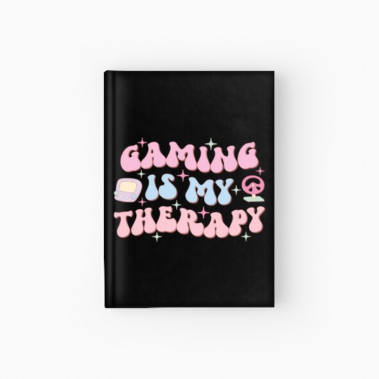 Gaming Is My Therapy, Happy Game Day Hardcover Journal