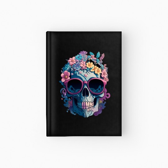 Cool Skull Hardcover Journal