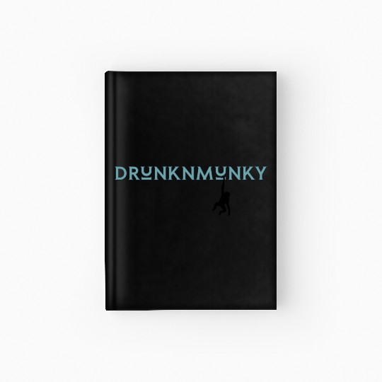 DESIGNdrunknmunky s drunk monkey Hardcover Journal