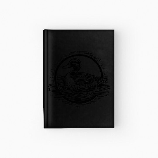 Duck Bird Nature Pond Hardcover Journal