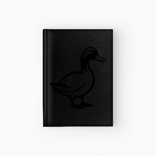 Duck Bird Nature Pond Hardcover Journal