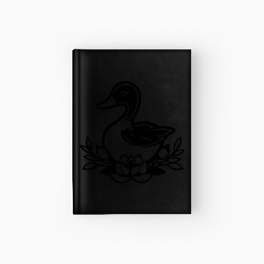 Duck Bird Nature Pond Hardcover Journal