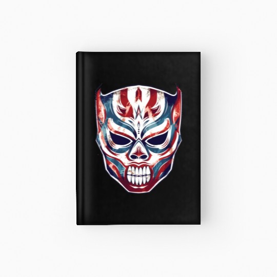 Lucha Libre Mexican Wrestling Mask Luchador Hardcover Journal