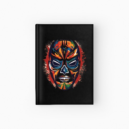 Lucha Libre Mexican Wrestling Mask Luchador Hardcover Journal