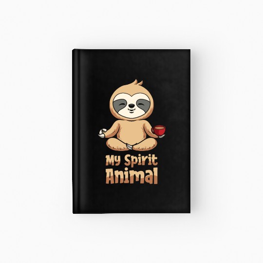 Sloth Cute Sloth Sunflower Hardcover Journal