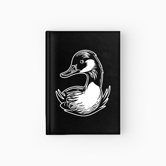 Duck Bird Nature Pond Hardcover Journal