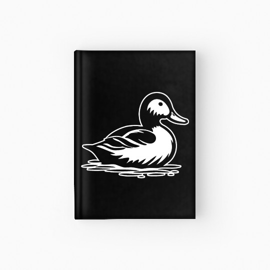 Duck Bird Nature Pond Hardcover Journal