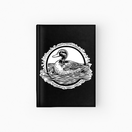 Duck Bird Nature Pond Hardcover Journal