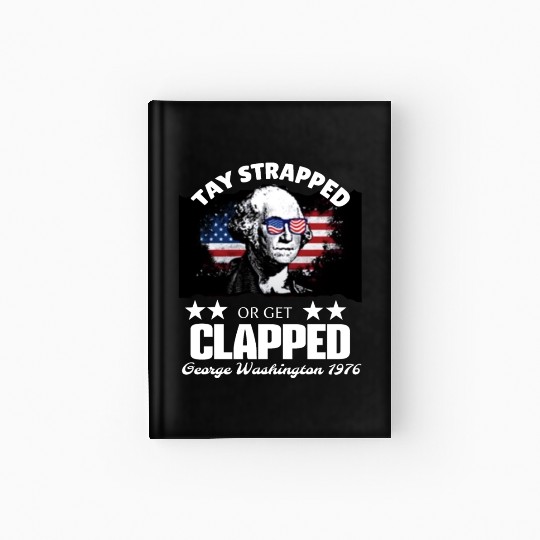 george washington teshirt Hardcover Journal
