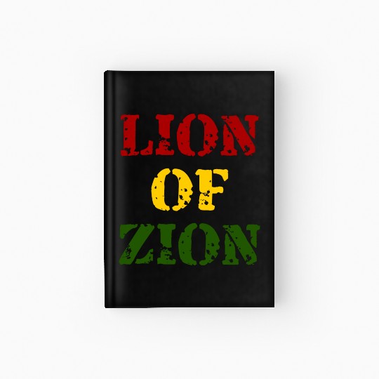 Lion Of Zion Reggae Colors Hardcover Journal