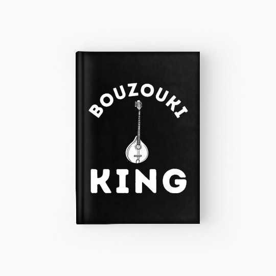 Irish Bouzouki Instrument Greek Hardcover Journal