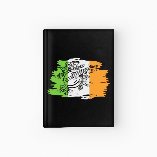 Irish Bouzouki Instrument Greek Hardcover Journal