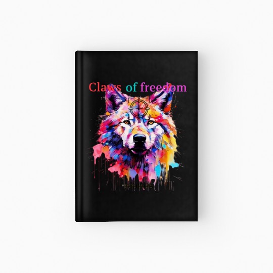 Lone Wolf in Multicolor Hardcover Journal