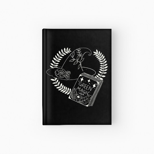 Green Magic Plants Hardcover Journal